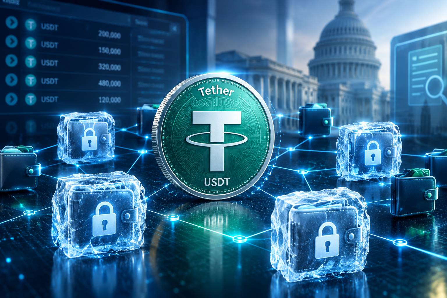 تتر: نزدیک به ۵۵۰ میلیون دلار USDT مرتبط با ایران مسدود شد