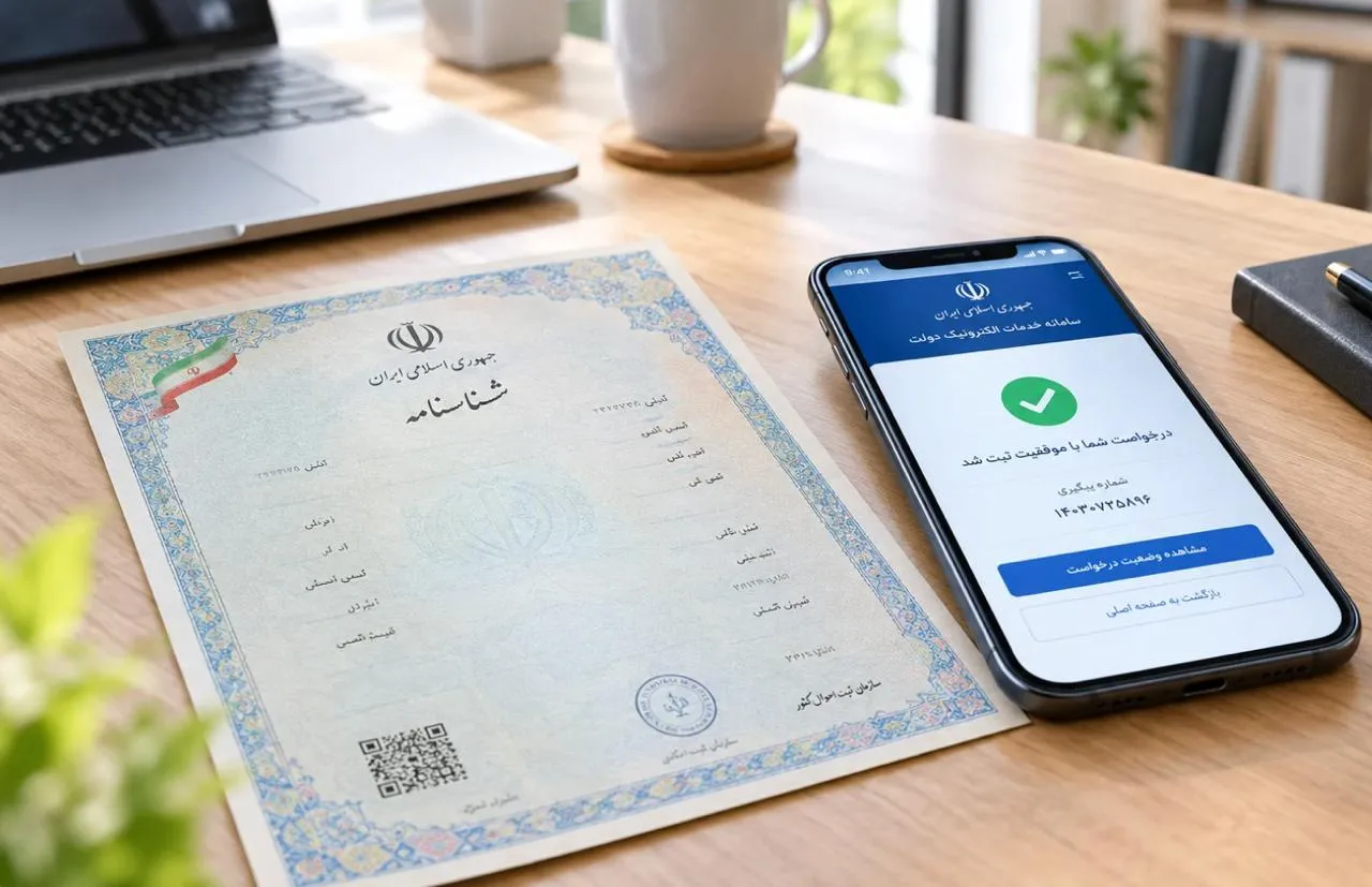 تغییر نام و دریافت شناسنامه المثنی آنلاین شد