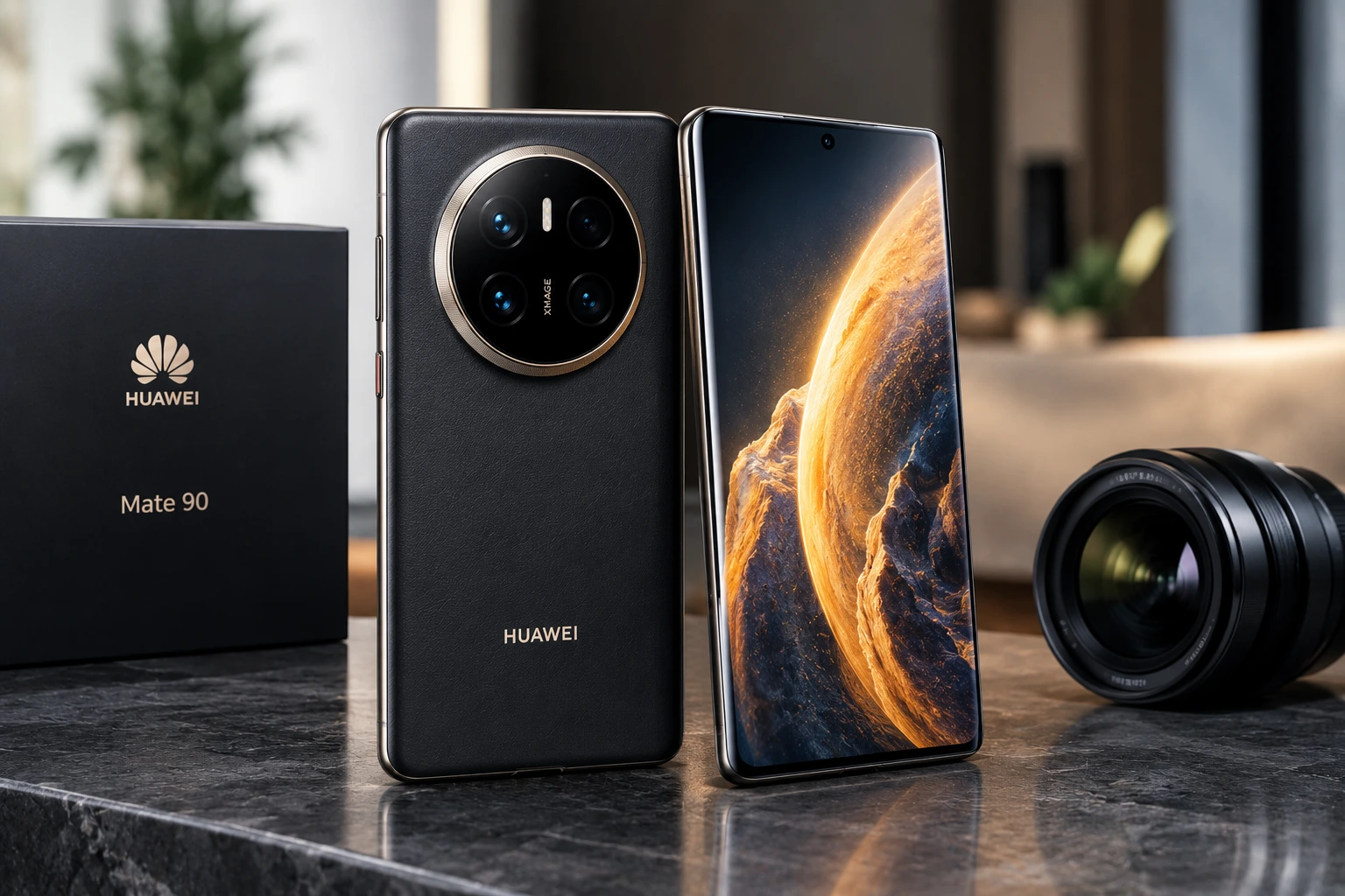 هواوی Mate 90 معرفی شد؛ تراشه‌های Kirin جدید، دوربین ۲۰۰ مگاپیکسلی و HarmonyOS 7