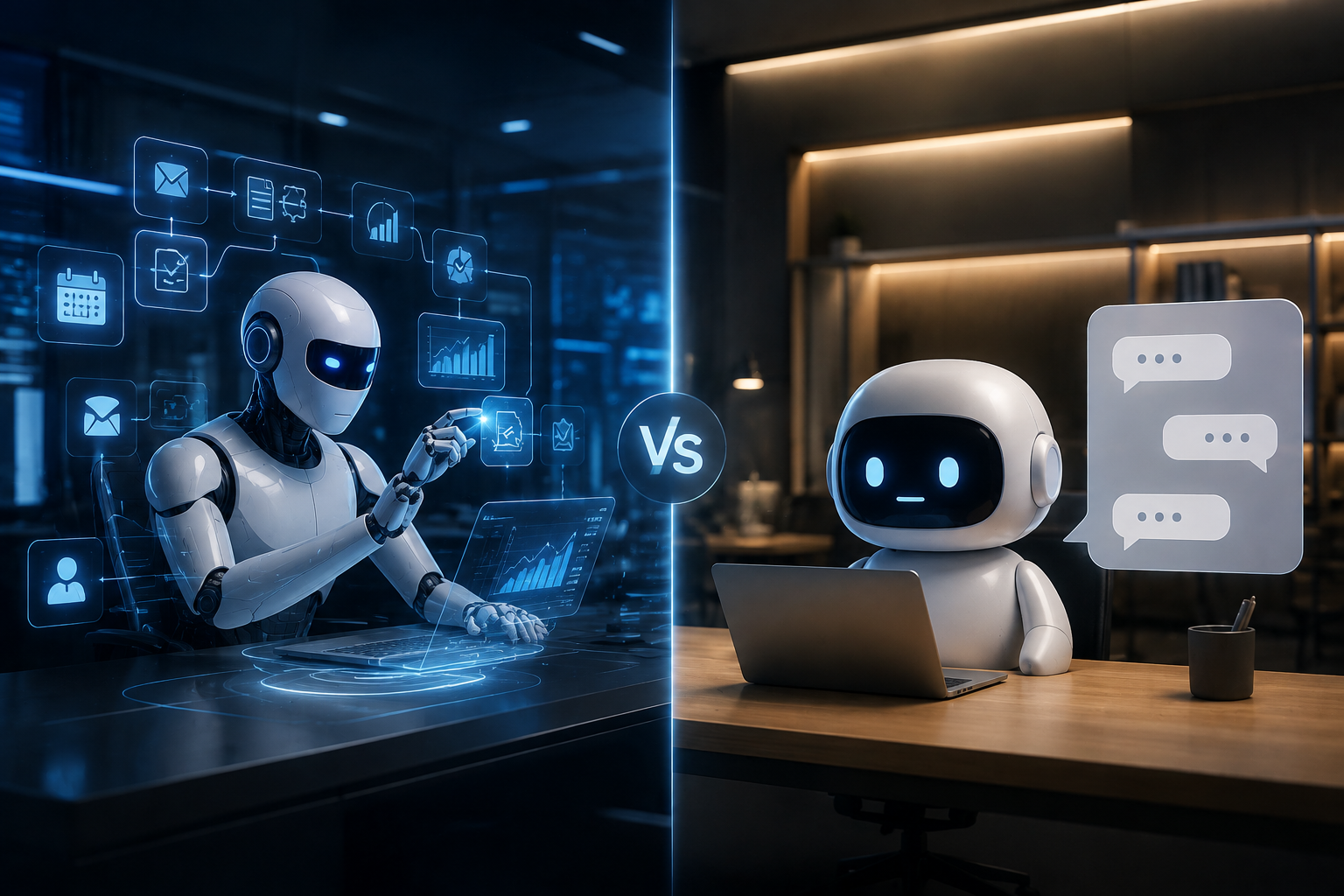 AI Agent چیست و چه تفاوتی با چت‌بات‌های معمولی دارد؟