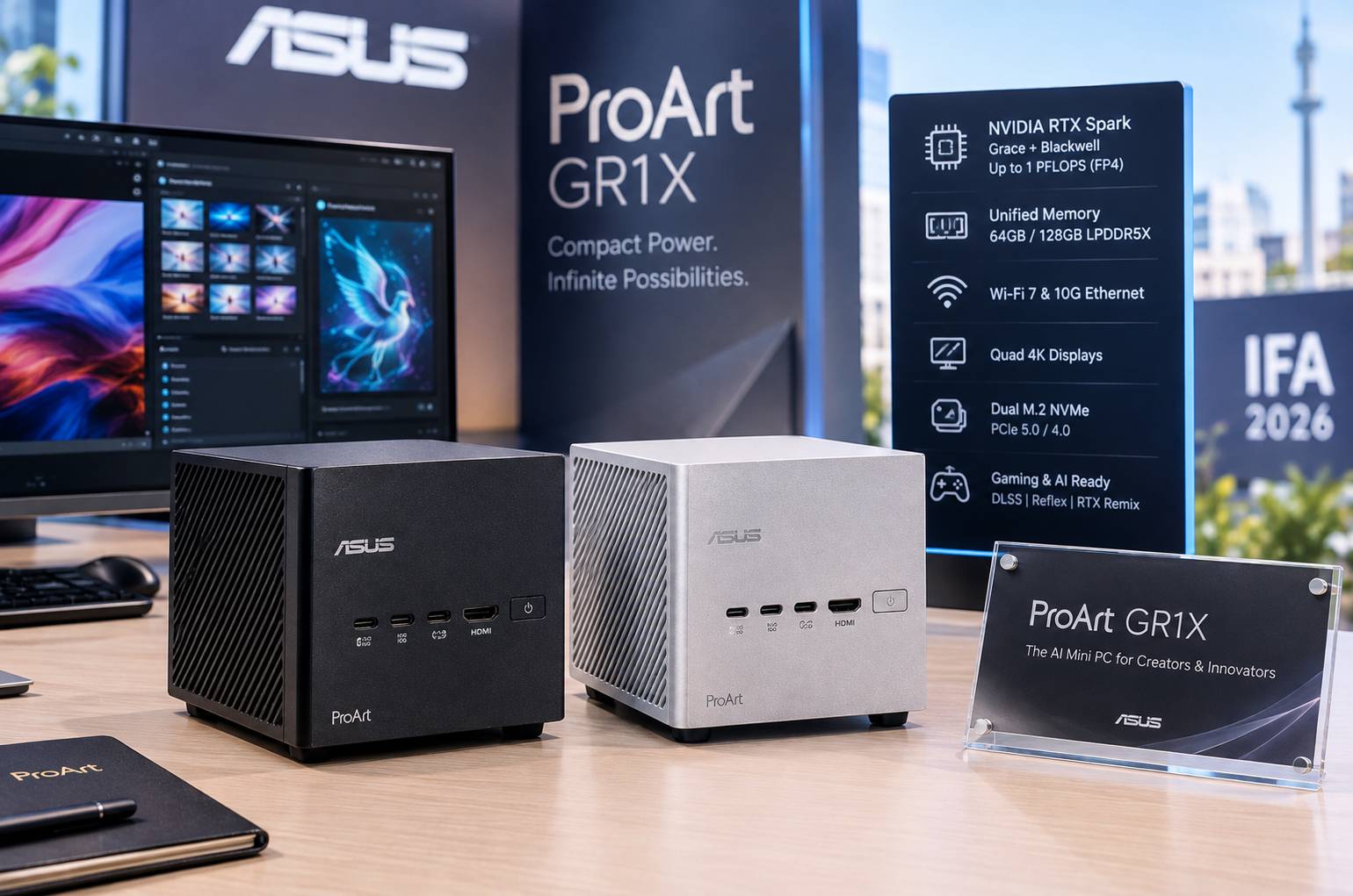 مینی‌کامپیوتر ایسوس با تراشه RTX Spark؛ اجرای محلی مدل‌های ۱۲۰ میلیارد پارامتری