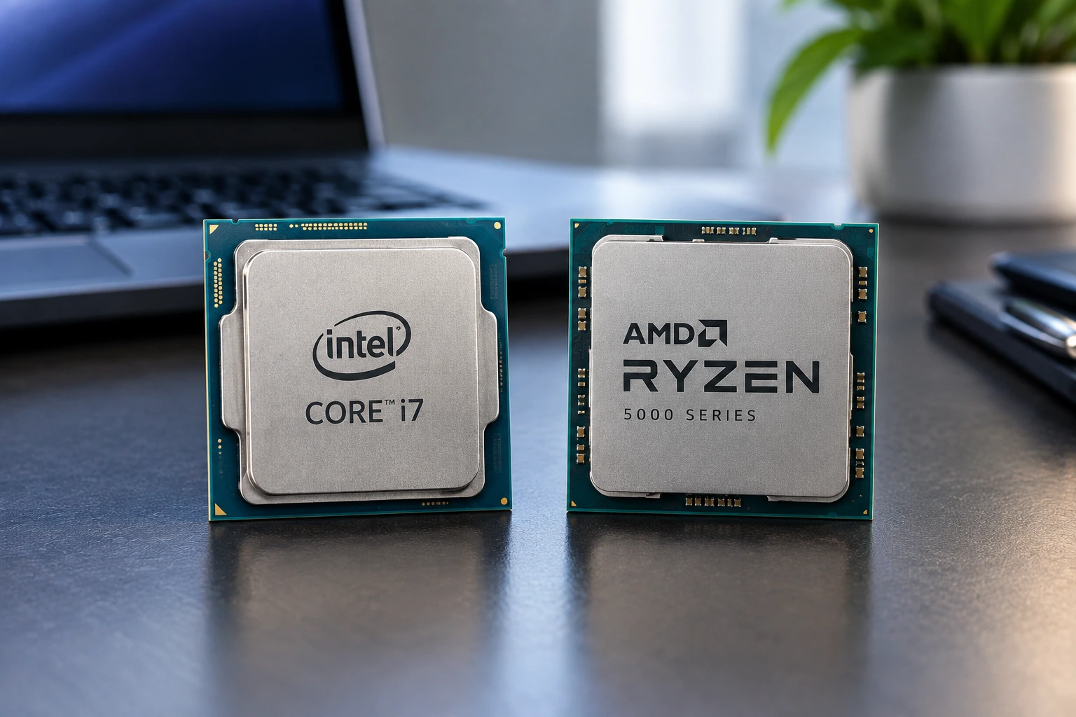 مقایسه پردازنده‌های Intel و AMD برای لپ‌تاپ‌های ۲۰۲۶