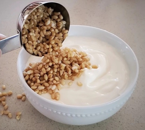 طریقه مصرف پودر جوانه گندم دکتر بیز برای چاقی صورت