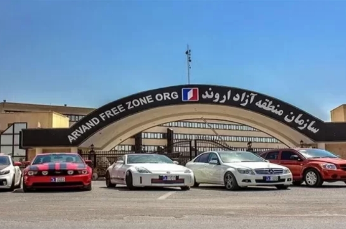 نخستین خودروی منطقه آزاد اروند پلاک ملی گرفت