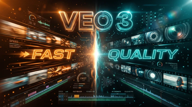 مقایسه مدل‌های Veo 3: نبرد Fast و Quality در تولید ویدئوی هوش مصنوعی