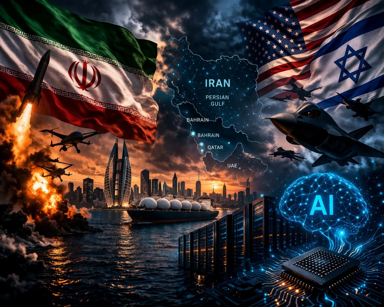 الجزیره: جنگ با ایران، سرمایه‌گذاری هوش مصنوعی در خلیج‌فارس را تهدید می‌کند
