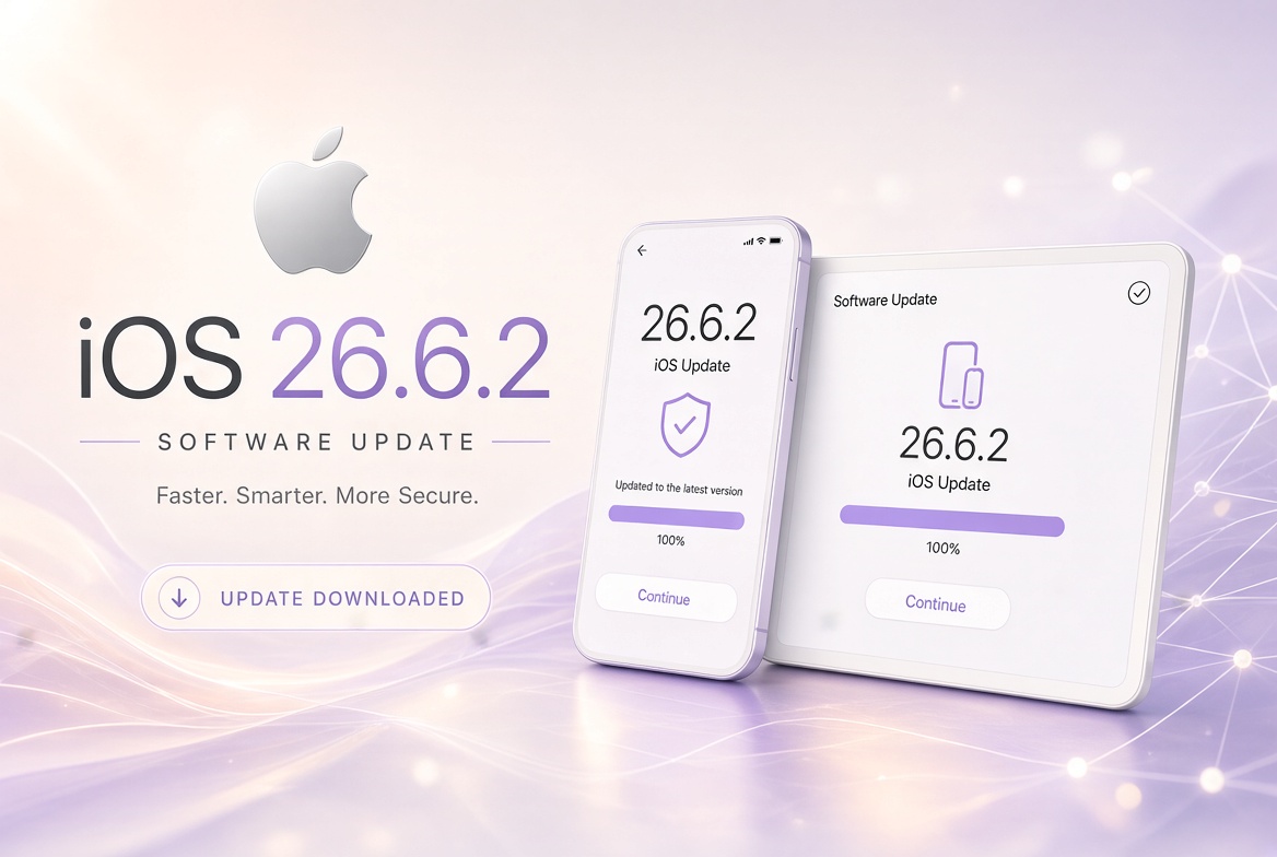 iOS 26.6.2 منتشر شد؛ رفع مشکل دانلود آپدیت از طریق اینترنت موبایل