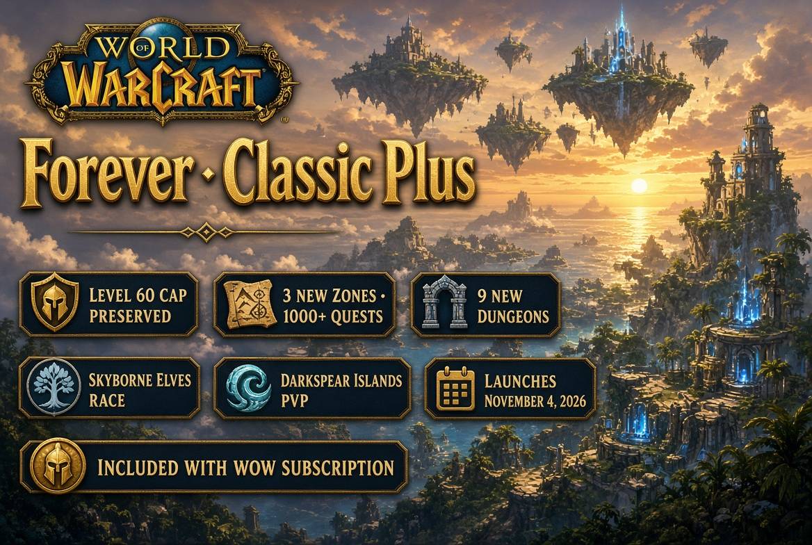 بلیزارد از World of Warcraft Forever رونمایی کرد؛ بازگشت به ریشه‌ها با محتوای تازه