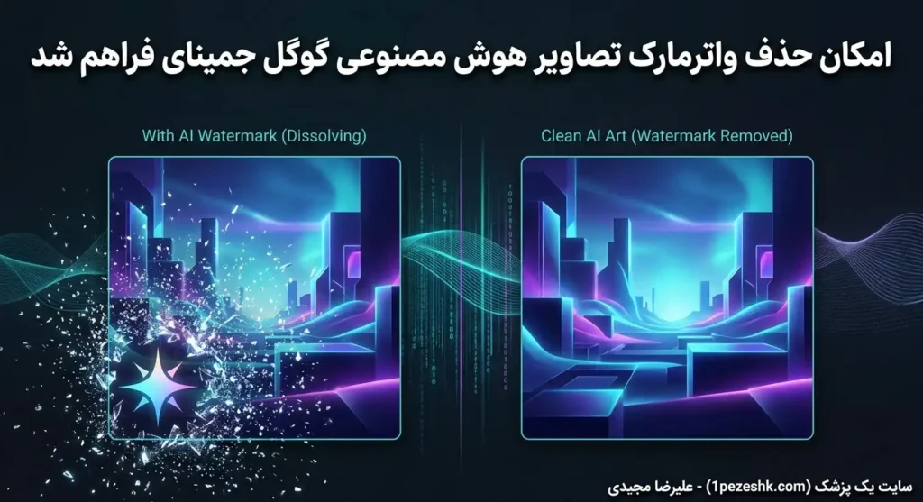 امکان حذف واترمارک آشکار تصاویر هوش مصنوعی گوگل جمینای فراهم شد