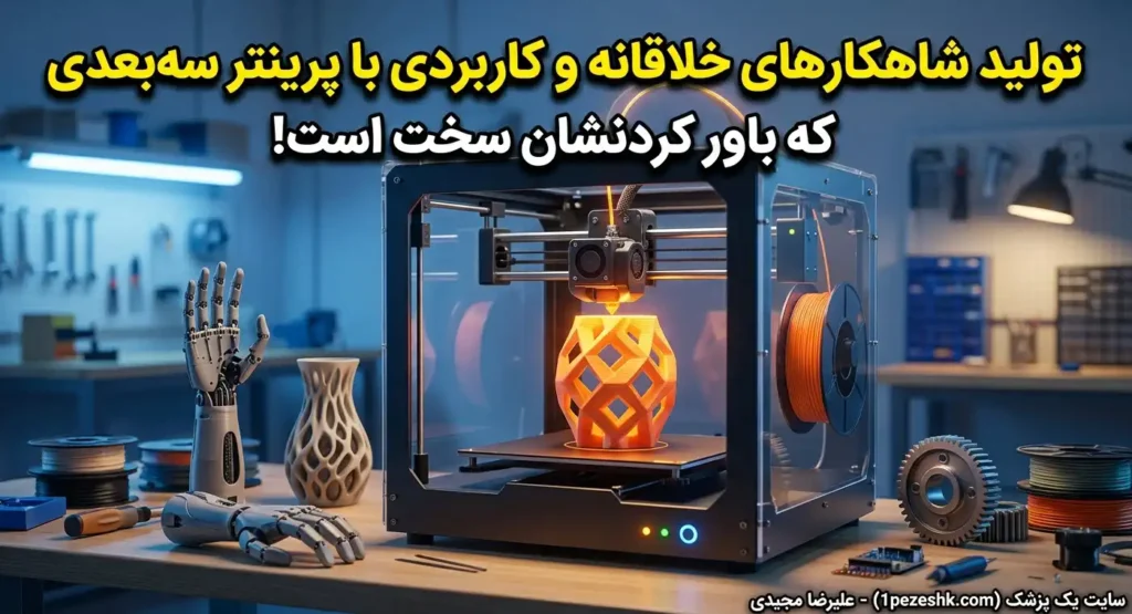 تولید شاهکارهای خلاقانه و کاربردی با پرینتر سه بعدی که باور کردنشان سخت است!